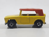 Vintage 1972 Lesney Matchbox Series Superfast No. 18 Field Car Yellow Die Cast Toy Car Vehicle