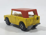 Vintage 1972 Lesney Matchbox Series Superfast No. 18 Field Car Yellow Die Cast Toy Car Vehicle