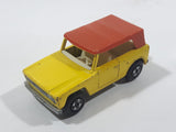 Vintage 1972 Lesney Matchbox Series Superfast No. 18 Field Car Yellow Die Cast Toy Car Vehicle
