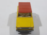 Vintage 1972 Lesney Matchbox Series Superfast No. 18 Field Car Yellow Die Cast Toy Car Vehicle