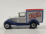 Vintage 1984 Matchbox SuperFast Model A Pepsi Cola White Die Cast Toy Classic Antique Car Delivery Vehicle