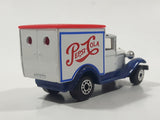 Vintage 1984 Matchbox SuperFast Model A Pepsi Cola White Die Cast Toy Classic Antique Car Delivery Vehicle