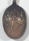 Vintage 1981 Christmas Silver Plated Metal Spoon