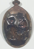 Vintage 1982 Christmas Silver Plated Metal Spoon