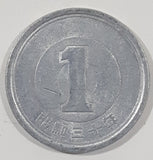 1955 Japan 1 Yen Aluminum Metal Coin Showa Year 30