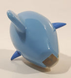 Hans Blue and Grey Shark Wind Up 2" Long Plastic Toy Figure