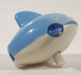Hans Blue and Grey Shark Wind Up 2" Long Plastic Toy Figure