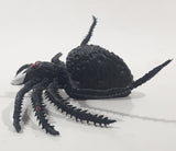 Black Rubber Spider 5" Wide Toy Figure