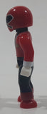 Mega Bloks Power Rangers Red 2" Tall Plastic Toy Action Figure