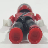 Mega Bloks Power Rangers Red 2" Tall Plastic Toy Action Figure