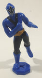2011 McDonald's Power Rangers Kevin Blue Ranger 3 3/4" Tall Plastic Toy Figure