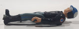 Vintage 1974 Fisher Price Motor Cycle Cop Police Officer 3 3/4" Tall Toy Action Figure Busted Foot