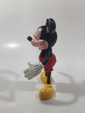 Applause Disney Mickey Mouse 5 1/4" Tall Bendable Rubber Toy Figure