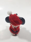 Walt Disney Company Mickey Mouse Santa Claus Sitting 3" Tall Toy Figure