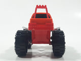 Greenbrier 4x4 Express Wheels Monster Truck Orange and Red Plastic Die Cast Toy Car Vehicle