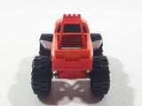 Greenbrier 4x4 Express Wheels Monster Truck Orange and Red Plastic Die Cast Toy Car Vehicle