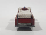 Vintage 1966 Lesney Matchbox Series No. 29 Denver Fire Pumper Truck Red Die Cast Toy Car Vehicle Made in England