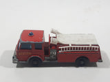 Vintage 1966 Lesney Matchbox Series No. 29 Denver Fire Pumper Truck Red Die Cast Toy Car Vehicle Made in England
