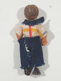 Vintage Lundby or Huckel Dollhouse Child Bendable Rubber Miniature 2 1/4" Tall Toy Figure