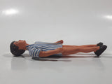 Vintage Lundby or Huckel Dollhouse Man Bendable Rubber Miniature 4" Tall Toy Doll Figure