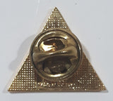Vernon Minor Hockey Triangle Shaped Blue Enamel Metal Lapel Pin