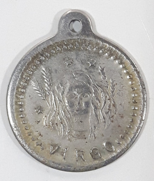 Vintage Virgo Pisces Astrology Zodiac Horoscope Signs Metal Pendant