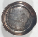 Rare Antique Barbour Bros. Co. Quadruple No. 17 Small 2" Silver Plated Claw Foot Trinket Dish