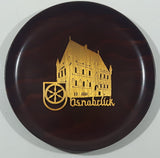 Rare Vintage Gerlingholz Original Gerlinol Osnabruck 3D Building 7 5/8" Diameter Wood Plate
