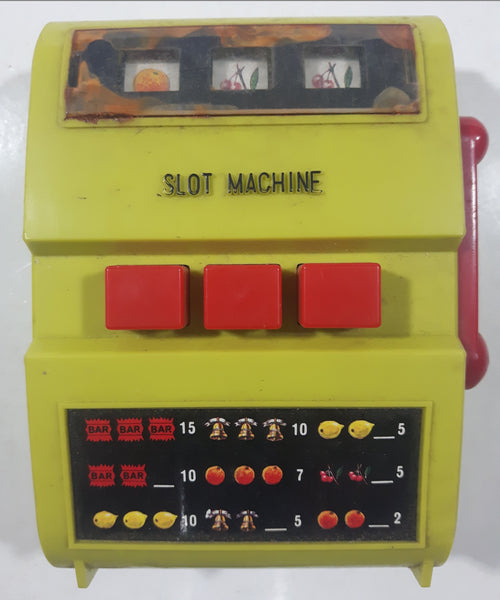 Vintage 1976 VII VI Waco Slot Machine Lime Green Made in Japan NOT WORKING