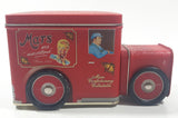 2002 Mars Are "Marvellous" Since 1932 Red Delivery Truck Shaped 7 1/8" Long Tin Metal Container