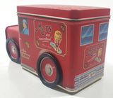 2002 Mars Are "Marvellous" Since 1932 Red Delivery Truck Shaped 7 1/8" Long Tin Metal Container