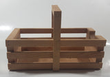 Vintage Vineland Canners Limited Vineland, Ont Vine Brand Sanitary Canned 10 1/2" Long Wood Crate with Handle