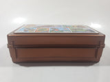 Vintage Whirley Disney's Cook'd Up Comics Brown Plastic Pencil Case