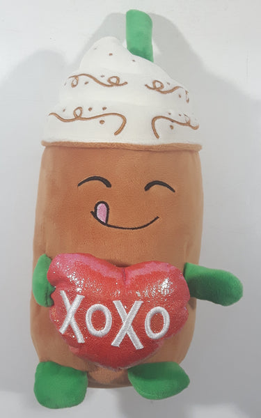 Russ Valentine's Day Latte Milkshake XOXO Heart 12" Plush Toy
