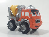 2000 Maisto Hasbro Tonka Lil Chuck & Friends Cement Mixing Truck Orange Grey Yellow Die Cast Toy Car Vehicle