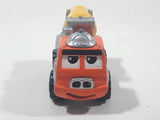 2000 Maisto Hasbro Tonka Lil Chuck & Friends Cement Mixing Truck Orange Grey Yellow Die Cast Toy Car Vehicle