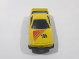 Unknown Brand 105 Yellow Die Cast Toy Car Vehicle