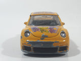 Burago Disney Goofy Volkswagen New Beetle Cup Yellow 1/43 Scale Die Cast Toy Car Vehicle