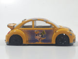 Burago Disney Goofy Volkswagen New Beetle Cup Yellow 1/43 Scale Die Cast Toy Car Vehicle