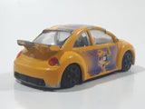 Burago Disney Goofy Volkswagen New Beetle Cup Yellow 1/43 Scale Die Cast Toy Car Vehicle