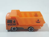 ST Power 8022 Dump Truck Orange Die Cast Toy Car Vehicle