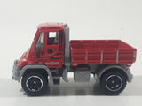 2019 Matchbox MBX Construction 2006 Mercedes-Benz Unimog U300 Red Die Cast Toy Car Vehicle