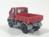 2019 Matchbox MBX Construction 2006 Mercedes-Benz Unimog U300 Red Die Cast Toy Car Vehicle
