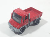 2019 Matchbox MBX Construction 2006 Mercedes-Benz Unimog U300 Red Die Cast Toy Car Vehicle