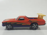 2001 Hot Wheels '68 El Camino Orange Die Cast Toy Muscle Car Vehicle