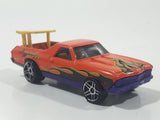 2001 Hot Wheels '68 El Camino Orange Die Cast Toy Muscle Car Vehicle