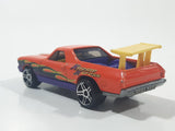 2001 Hot Wheels '68 El Camino Orange Die Cast Toy Muscle Car Vehicle
