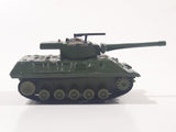 Vintage Yatming No. 1011 M36 Jackson Tank Army Green Die Cast Toy Car Vehicle