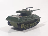 Vintage Yatming No. 1011 M36 Jackson Tank Army Green Die Cast Toy Car Vehicle