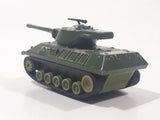 Vintage Yatming No. 1011 M36 Jackson Tank Army Green Die Cast Toy Car Vehicle